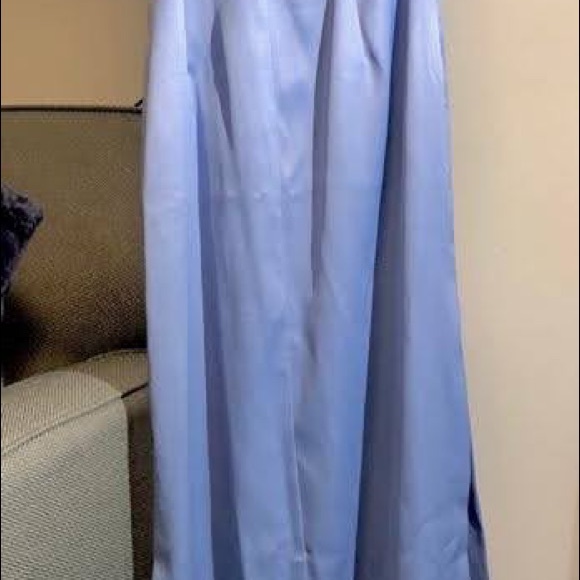 One shoulder gorgeous blue dress - Picture 3 of 3
